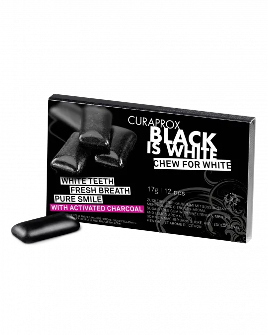 Black is White chewing gum