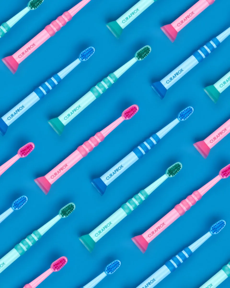 For baby's first dental cleaning experience