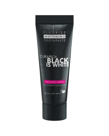 Black is white charcoal toothpaste