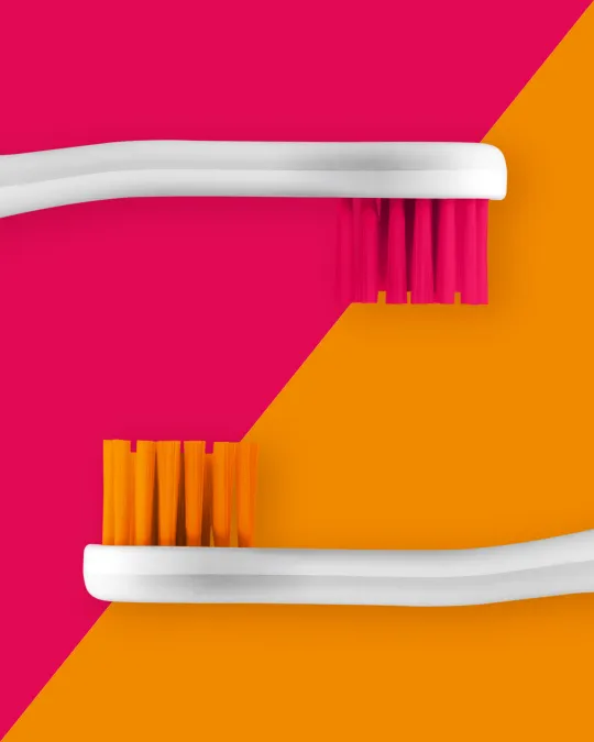 Curaprox Hydrosonic Brush Heads in Vibrant Rainbow Colours – Superior Clean, Gentle Care, Enjoyable Routine.